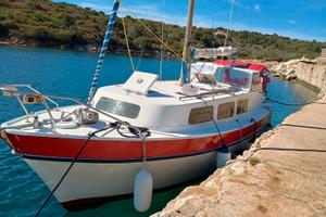 Barca Moto sailer vetroresina