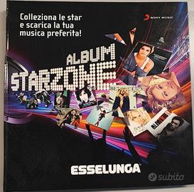 Album StarZone con figurine Musica Esselunga