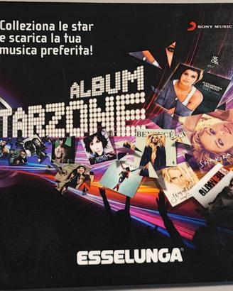 Album StarZone con figurine Musica Esselunga