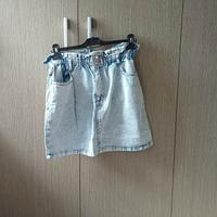 Gonna jeans cotone elasticizzata terranova