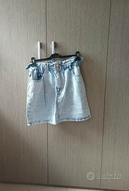 Gonna jeans cotone elasticizzata terranova