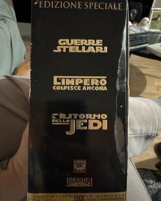 Trilogia videocassette Guerre stellari