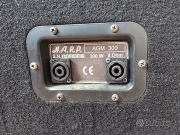 cassa Harp professionale da disco 300w
