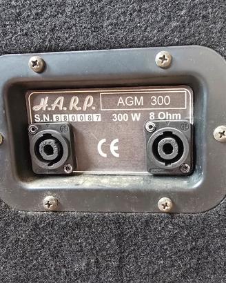 cassa Harp professionale da disco 300w