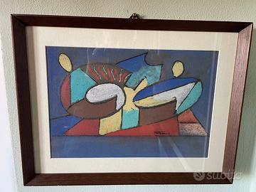 Quadro pittore del novecento firma mastroianni