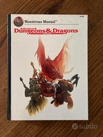 AD&D - Monstrous Manual anni '90 da collezione