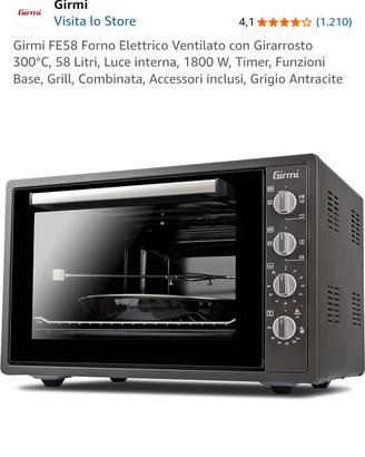 Forno Girmi da 58 l