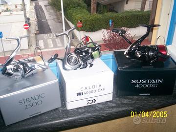 tre mulinelli come nuovi shimano daiwa