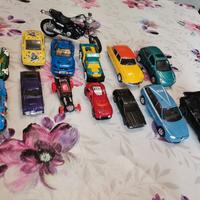 moto + 13 macchinine modellini giocati misti buoni