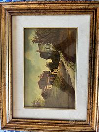 Quadro pittura ad olio firmato Dupre