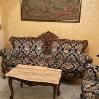 Salotto  più 2 poltrone stile barocco 800