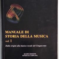 Manuale di storia della musica volume 1