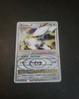 arceus livX 96/99 holo carta pokemon 