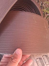 bordo per giardini effetto legno