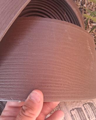 bordo per giardini effetto legno
