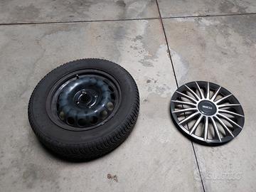 cerchioni + gomme + copricerchio + valvole tpms