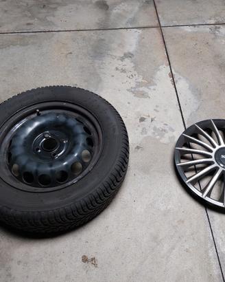 cerchioni + gomme + copricerchio + valvole tpms