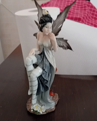 statua Fata Gotica Les Alpes cm 28