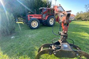Trattore Forestale SAME GALAXY 170 con gru SVA