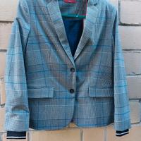 blazer donna a quadri 