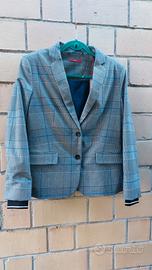 blazer donna a quadri 