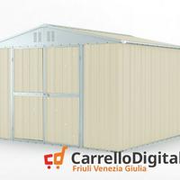 Box struttura lamiera Acciaio 327x307 avorio