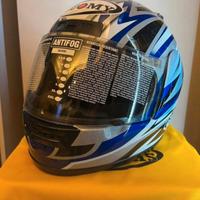 Casco Suomy tg M 57 58 blu grap Bargi design