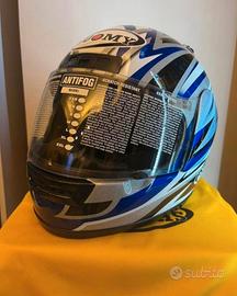 Casco Suomy tg M 57 58 blu grap Bargi design