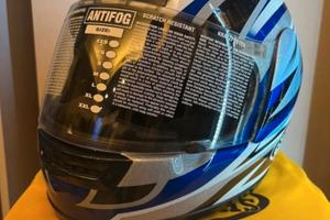 Casco Suomy tg M 57 58 blu grap Bargi design