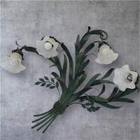 Applique vintage da parete  in ferro battuto