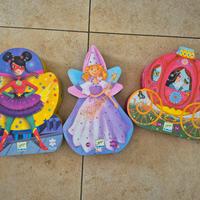 3 puzzle principesse