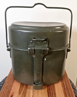 gavetta militare esercito campeggio no elmetto ww2