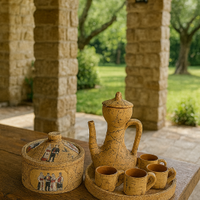 Set ceramica e sughero + Contenitore sughero