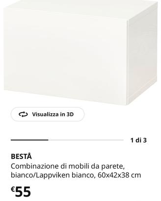 3 mobili da parete Ikea 