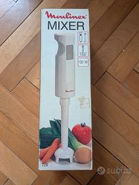 Mixer Moulinex 728 Vintage–Come Nuovo con Scatola