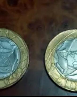 moneta 1000 lire mappa diffeto conio 1997 ,2 monet