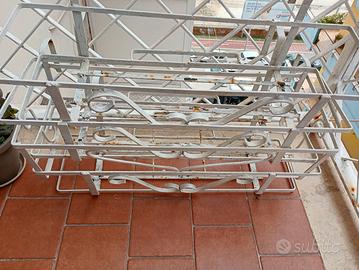 portavasi da esterno in metallo