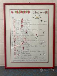 Quadro stupendo con triangolino da fissare al muro