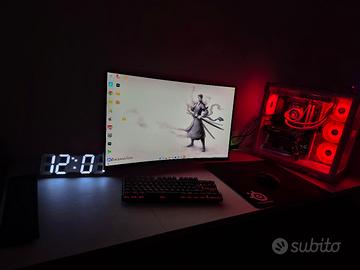 Pc Gaming White Postazione Completa