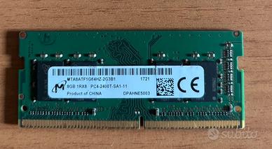 Sodimm  Micron 8GB 1Rx8 PC4-2400T