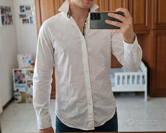 Camicia Uomo Burberry Brit Bianca