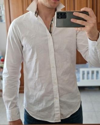 Camicia Uomo Burberry Brit Bianca