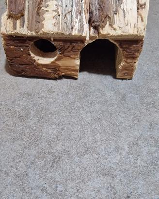casetta + ponte in legno