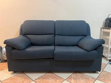 Divano 2 posti blu