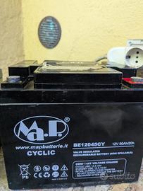 Batteria AGM MAPBATTERIE 12V 50Ah/20h