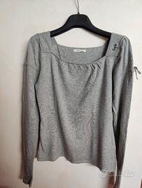 Maglia Replay ampia scollatura lana/cotone