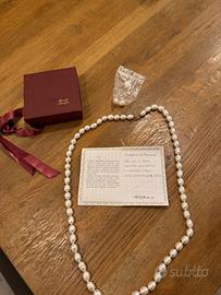 Collana di perle coltivate