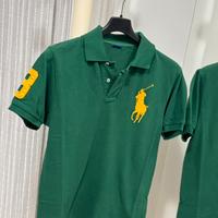 Polo Polo Ralph Lauren verde Big Pony giallo