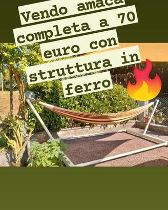 amaca più struttura in ferro