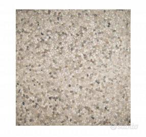 Base Ombrellone 40x40 cm in Cemento Ghiaino Grigio